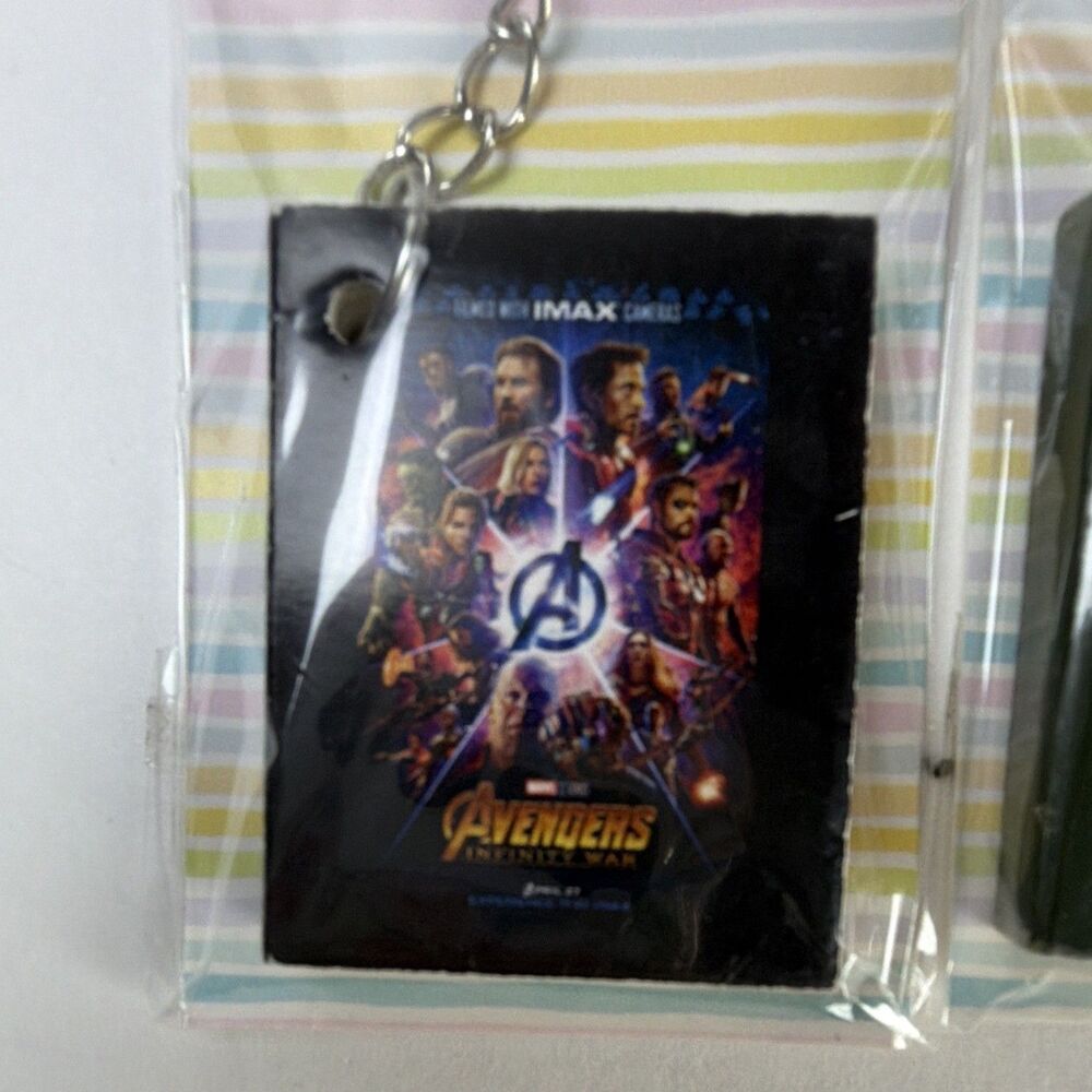 3 Avengers Mini Notepad Keychains. - Picture 2 of 6